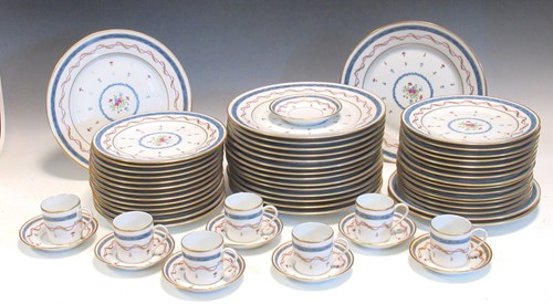 Lot 79 - A Haviland dinner service, sold by Harrods,...