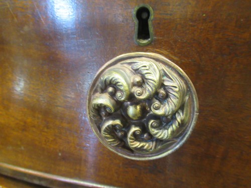 Lot 340 - A large mahogany chest of drawers, 19th century