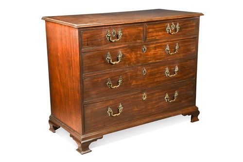 Lot 662 - A George III mahogany chest of drawers
