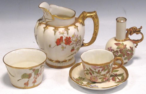 Lot 34 - A collection of Victorian Royal Worcester...