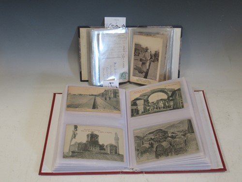 Lot 89 - Two postcard albums, First World War Salonica...