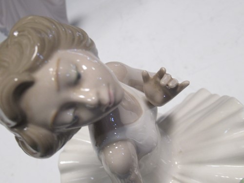 Lot 57 - Lladro and Nadal dancer figurines, another...