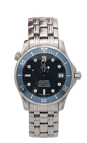 Lot 205 - Omega - A steel 'Seamaster Professional Diver 300M' wristwatch