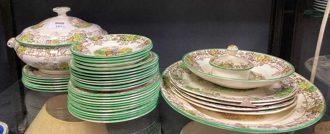 Lot 141 - A quantity of Copeland Spode Byron pattern...