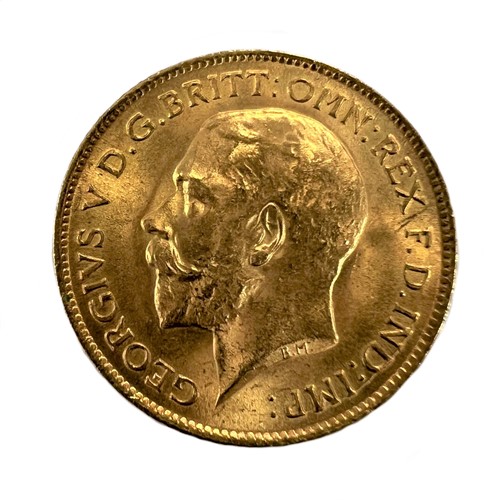 Lot 281 - A George V half sovereign