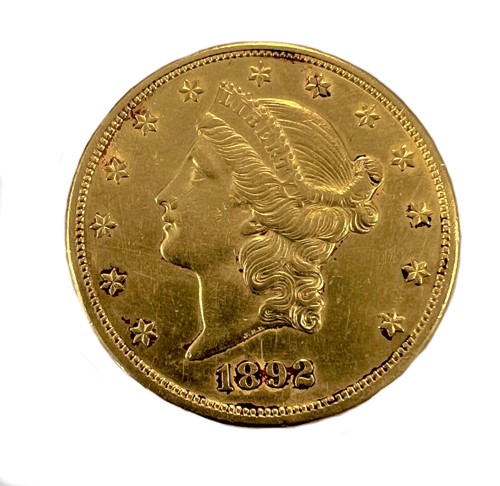 Lot 285 - A United States 'Double Eagle' $20 piece