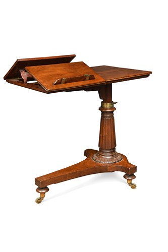 Lot 812 - A William IV mahogany reading table