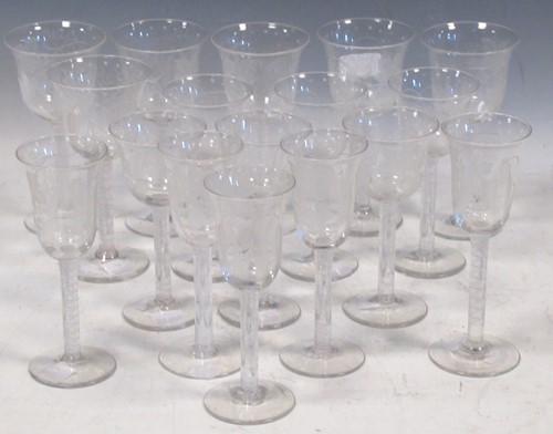 Lot 129 - A part suite of seventeen early 20th century...