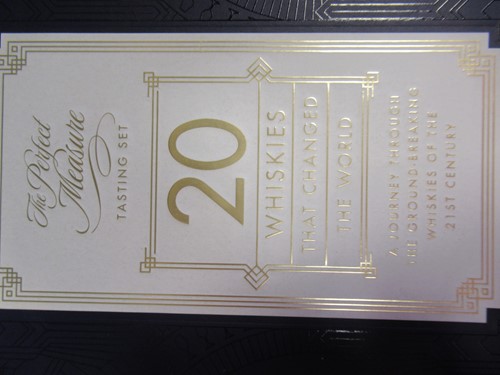 Lot 16 - The perfect measure tasting set, 20 whiskies...