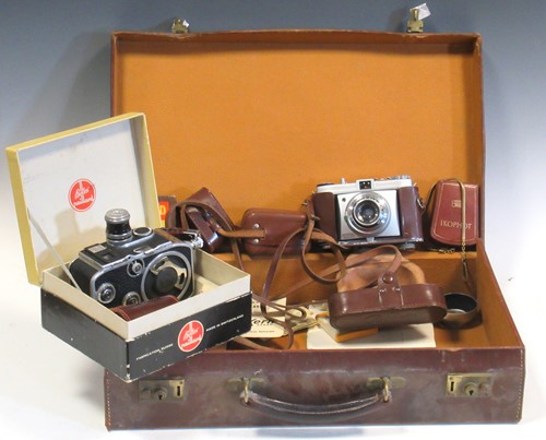 Lot 81 - A Kodak retinette camera together with a Zeiss...