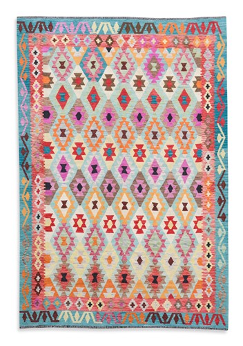 Lot 536 - A contemporary hand-knotted pure wool kilim carpet