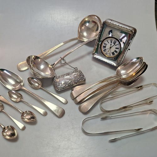 Lot 224 - Some assorted silver flatware, 24.2ozt...