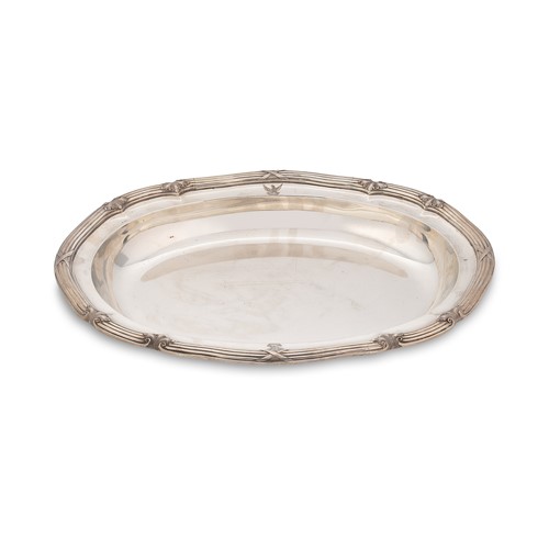 Lot 395 - A Victorian silver open vegetable dish, mark of John Samuel Hunt