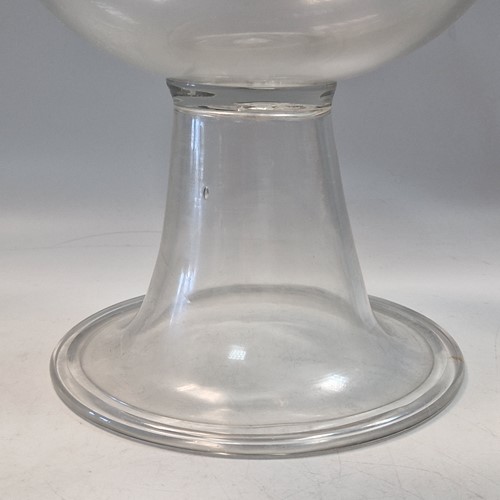 Lot 595 - A George III glass leech jar