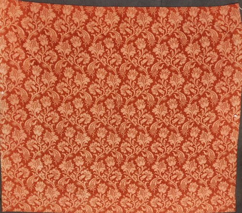 Lot 505 - A pair of red and pink black out curtains with...
