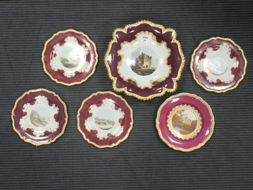 Lot 88 - A set of four Worcester Flight Barr & Barr...