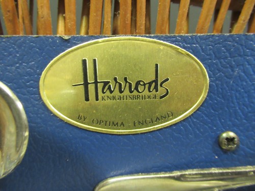 Lot 112 - A Harrods picnic set for two within a wicker...