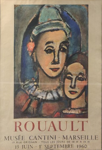 Lot 307 - Original vintage art exhibition poster -...