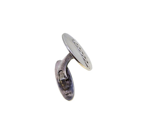 Lot 5 - Georg Jensen - A pair of wheat sheaf cufflinks