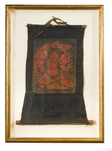 Lot 162 - A Tibetan thangka, Panjara Mahakala, 18th/19th century