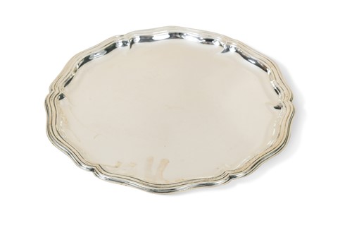 Lot 331 - A 20th century German metalwares silver salver
