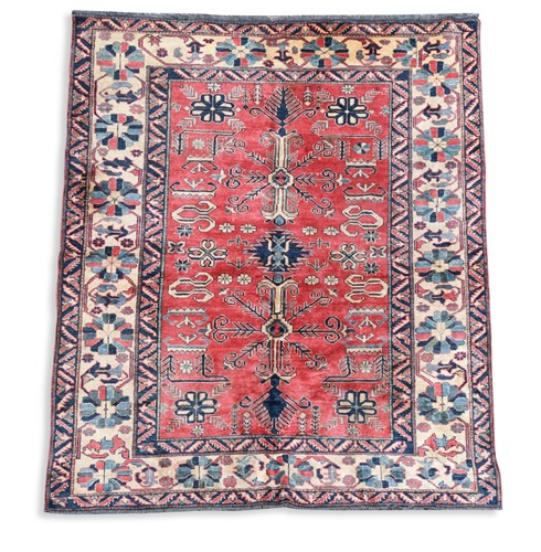 Lot 744 - A Caucasian style carpet
