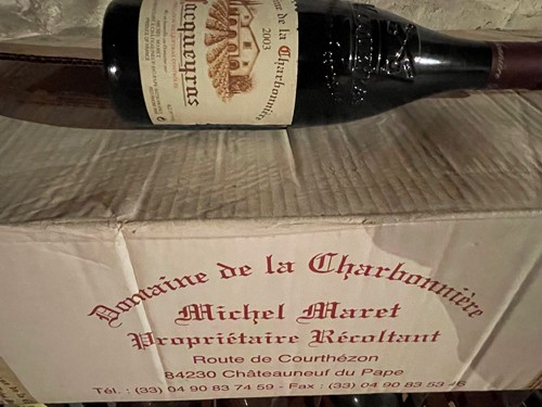 Lot 376 - Vacqueyras 2003, Michel Maret, Domaine de la Charbonniere