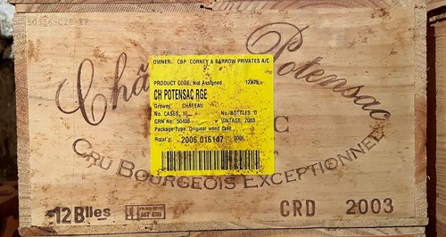 Lot 386 - Chateau Potensac, Medoc Cru Bourgeois Exceptionnel 2003