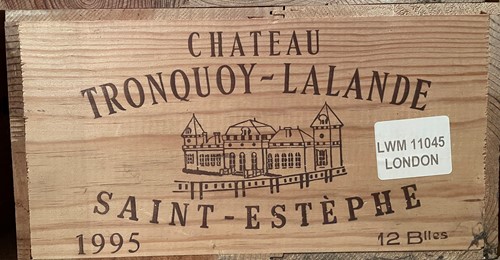 Lot 401 - Chateau Tronquoy-Lalande, St Estephe 1995