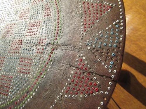 Lot 634 - A decorative East African Kamba stool