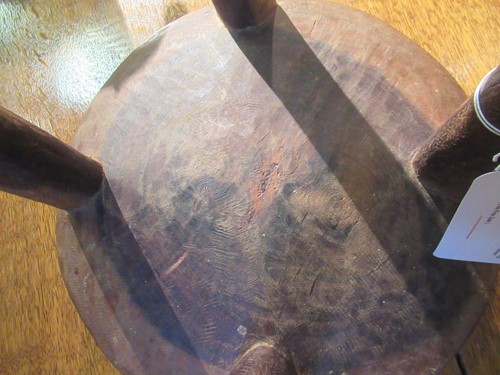 Lot 634 - A decorative East African Kamba stool