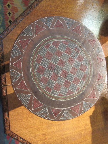Lot 634 - A decorative East African Kamba stool