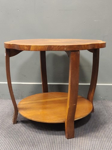 Lot 405 - Art Deco coffee table 51 x 62.5 x 62.5cm