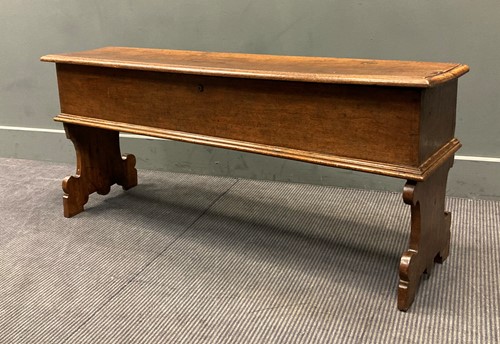 Lot 442 - A 17th century Continental walnut sword chest...