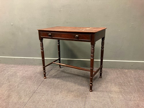 Lot 462 - A late Regency mahogany side table with single...