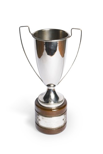 Lot 64 - A Premio Regina Elena, continental silver trophy cup, awarded to Frankie Dettori