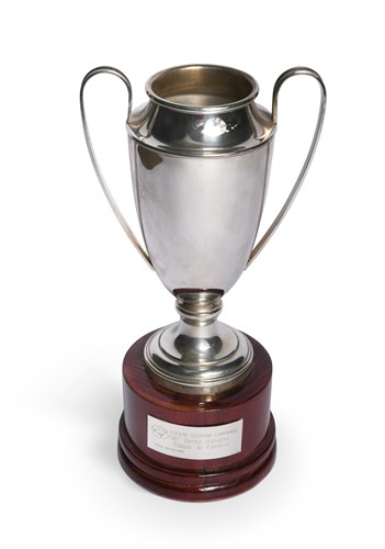 Lot 1 - A 116° Derby Italiano, continental silver trophy cup, awarded to Frankie Dettori