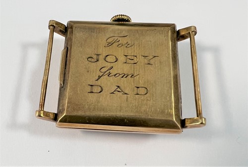 Lot 198 - Movado for Mappin & Webb, - A 9ct gold wristwatch