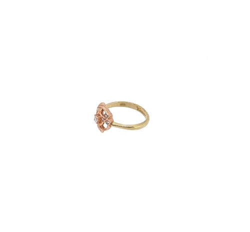 Lot 13 - Clogau - A 9ct gold diamond set dress ring