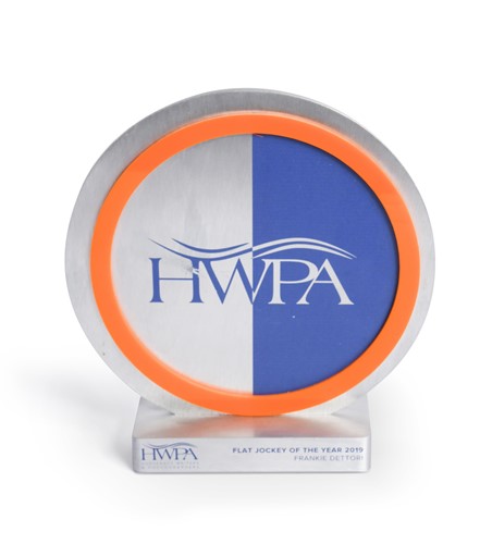 Lot 33 - A Horserace Writers and Photographers Association Flat Jockey of the Year 2019 trophy