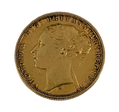 Lot 275 - A Queen Victoria 'Young Head' sovereign
