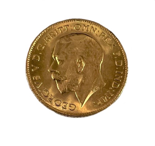 Lot 282 - A George V half sovereign