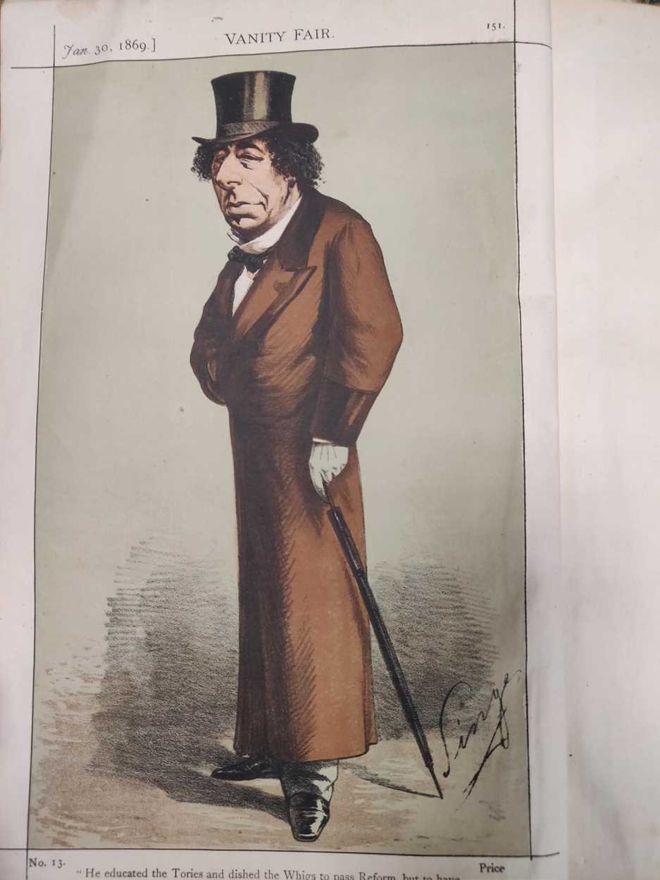 Lot 253 - Vanity Fair cartoons: drawings by various artists, 1869-1910