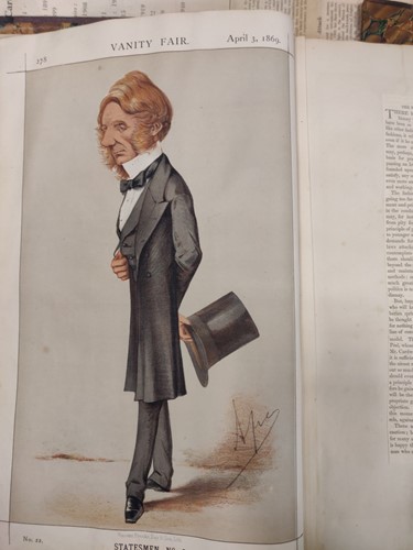 Lot 253 - Vanity Fair cartoons: drawings by various artists, 1869-1910