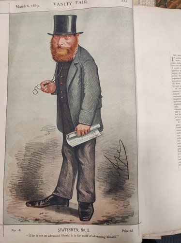 Lot 253 - Vanity Fair cartoons: drawings by various artists, 1869-1910