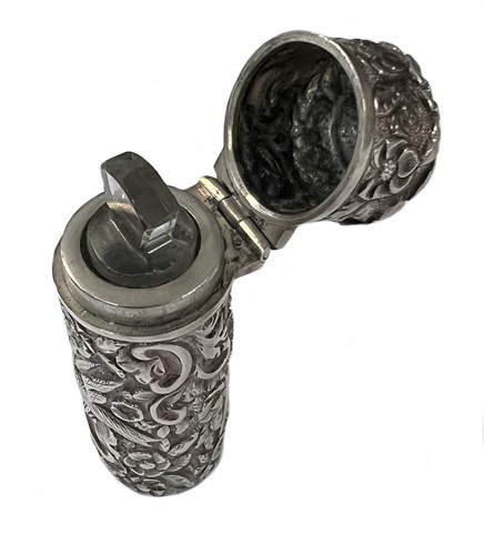 Lot 269 - A Victorian silver perfume bottle, mark of Sampson Mordan & Company