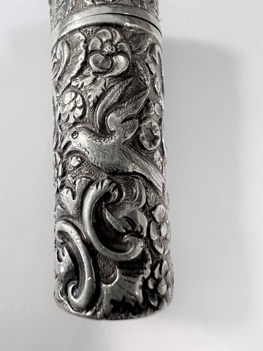 Lot 269 - A Victorian silver perfume bottle, mark of Sampson Mordan & Company