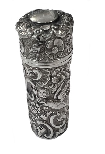 Lot 269 - A Victorian silver perfume bottle, mark of Sampson Mordan & Company
