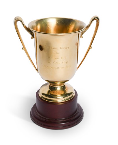 Lot 103 - A William Hill Ayr Gold Cup trophy, awarded to Frankie Dettori