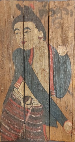 Lot 279 - A three-quarter-length portrait